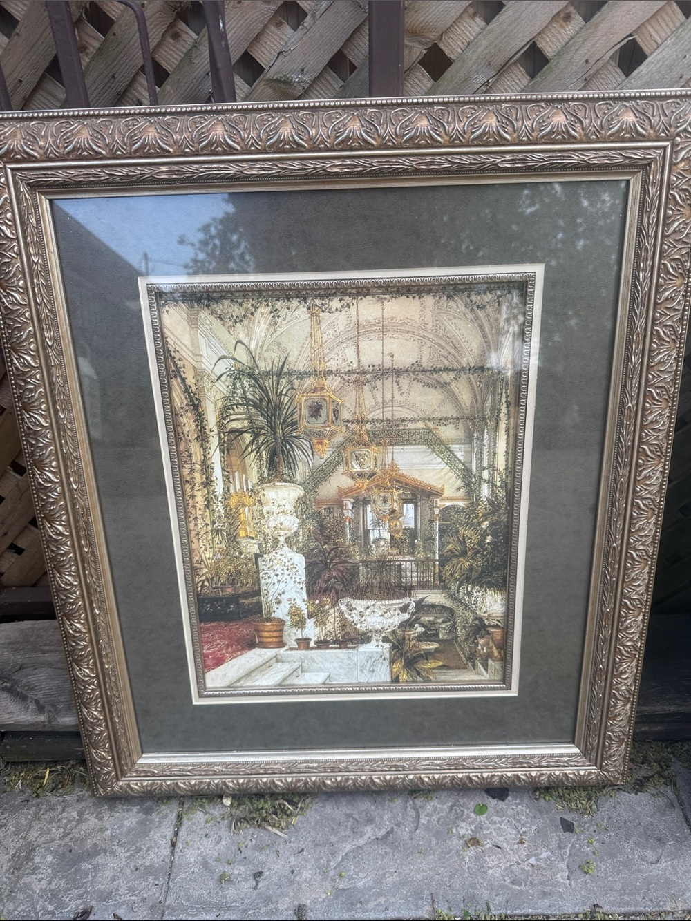 Renwil picture frames of 2  Gilded Framed Botanical Interior Art